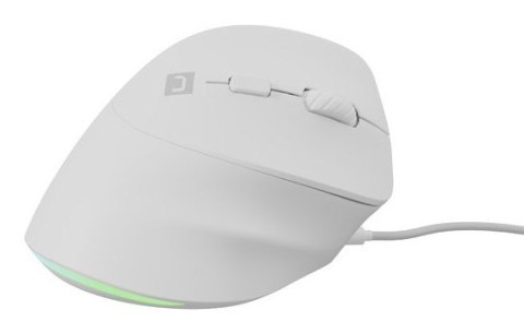 MYSZ WERTYKALNA NATEC CRAKE 2 PRO 12800DPI BIAŁA PROGRAMOWALNA OPTYCZNA