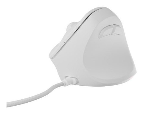 MYSZ WERTYKALNA NATEC CRAKE 2 PRO 12800DPI BIAŁA PROGRAMOWALNA OPTYCZNA