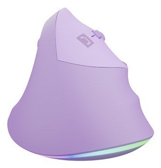 MYSZ WERTYKALNA NATEC CRAKE 2 PRO 12800DPI PURE LAVENDER PROGRAMOWALNA OPTYCZNA
