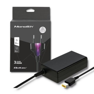 Qoltec 51556 adapter zasilający/ inwentor Wewnętrzna 65 W Czarny