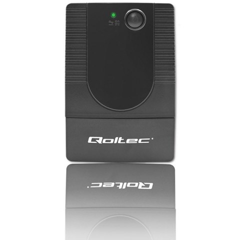 Qoltec 53773 zasilacz UPS Technologia line-interactive 0,85 kVA 480 W 1 x gniazdo sieciowe Qoltec 53773 zasilacz UPS Technologia line-interactive 0,85 kVA 480 W 1 x gniazdo sieciowe