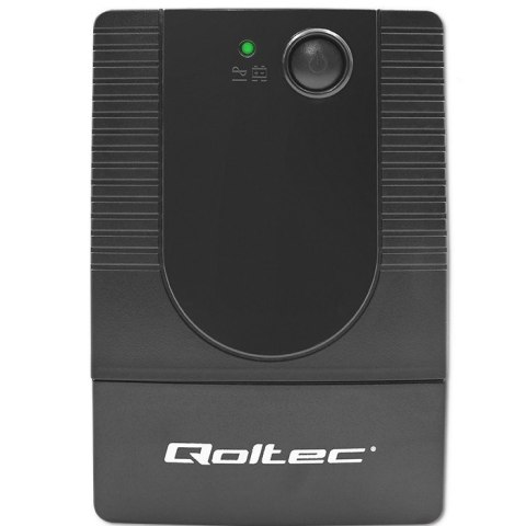 Qoltec 53773 zasilacz UPS Technologia line-interactive 0,85 kVA 480 W 1 x gniazdo sieciowe Qoltec 53773 zasilacz UPS Technologia line-interactive 0,85 kVA 480 W 1 x gniazdo sieciowe
