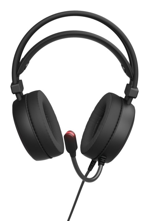 SŁUCHAWKI NAUSZNE GENESIS NEON 613 G2 RGB Z MIKROFONEM PODŚWIETLENIE CZARNE
