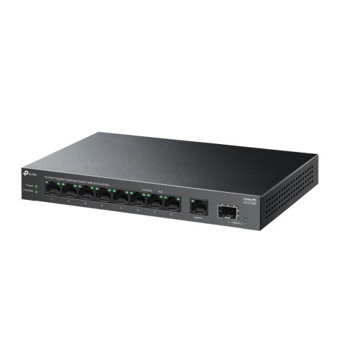 TP-Link LiteWave LS1210GP łącza sieciowe Nie zarządzany Gigabit Ethernet (10/100/1000) Obsługa PoE Czarny TP-Link LiteWave LS1210GP łącza sieciowe Nie zarządzany Gigabit Ethernet (10/100/1000) Obsługa PoE Czarny