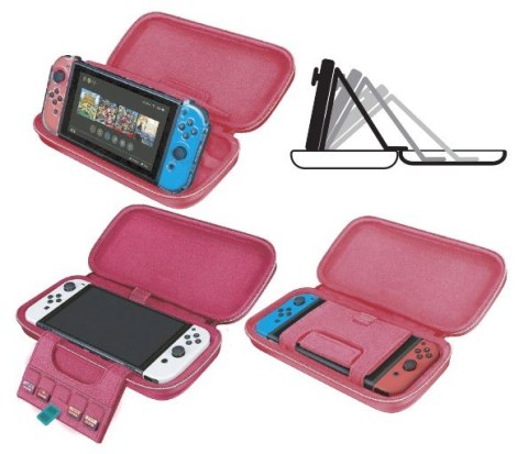 Bigben Interactive PPST100 pokrowiec na przenośne konsole do gry Nintendo Różowy
