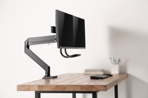 Gembird MA-DA2-04 Regulowane biurkowe ramię na 2 monitory, 17"-32", do 8 kg