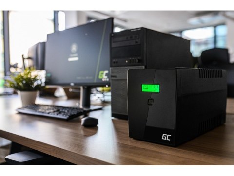 Green Cell UPS04 zasilacz UPS Technologia line-interactive 1,999 kVA 900 W 5 x gniazdo sieciowe Green Cell UPS04 zasilacz UPS Technologia line-interactive 1,999 kVA 900 W 5 x gniazdo sieciowe