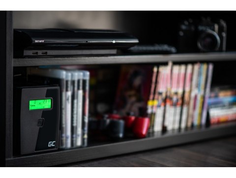 Green Cell UPS04 zasilacz UPS Technologia line-interactive 1,999 kVA 900 W 5 x gniazdo sieciowe Green Cell UPS04 zasilacz UPS Technologia line-interactive 1,999 kVA 900 W 5 x gniazdo sieciowe