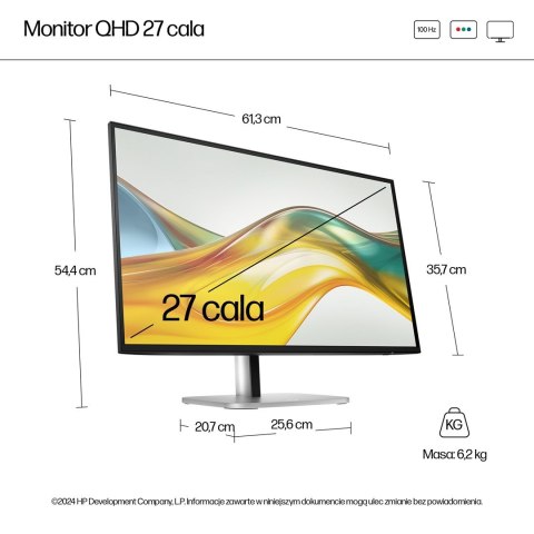 HP S5 PRO 527PQ 27 QHD (2560x1440) FHD IPS 350n 5ms DP HDMI USB-B HAS 3/3/0 HP S5 PRO 527PQ 27 QHD (2560x1440) FHD IPS 350n 5ms DP HDMI USB-B HAS 3/3/0
