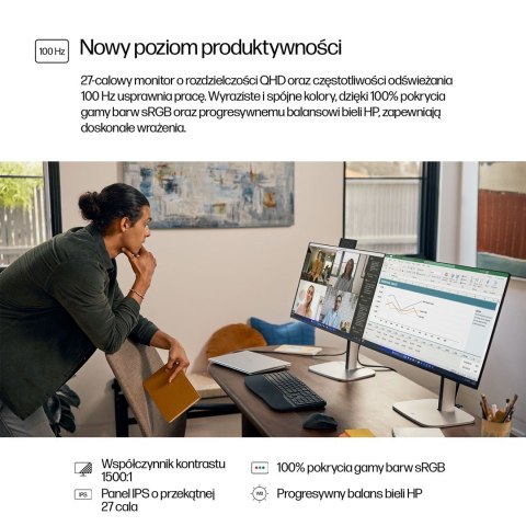 HP S5 PRO 527PQ 27 QHD (2560x1440) FHD IPS 350n 5ms DP HDMI USB-B HAS 3/3/0 HP S5 PRO 527PQ 27 QHD (2560x1440) FHD IPS 350n 5ms DP HDMI USB-B HAS 3/3/0