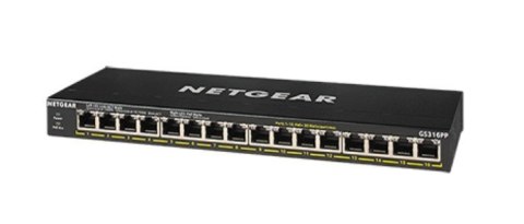 Switch Netgear GS316PP-100EUS 16p PoE 183W (PoE+: 16p) Unmanaged Gigabit Switch Netgear GS316PP-100EUS 16p PoE 183W (PoE+: 16p) Unmanaged Gigabit