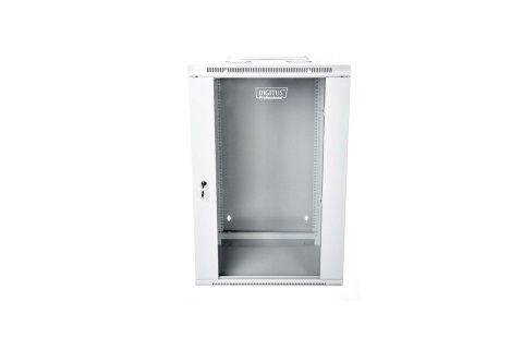 Szafa sieciowa wisząca 19" 15U rack 600x600, drzwi szyba, szary, dzielona, złożona, 60kg Szafa sieciowa wisząca 19" 15U rack 600x600, drzwi szyba, szary, dzielona, złożona, 60kg