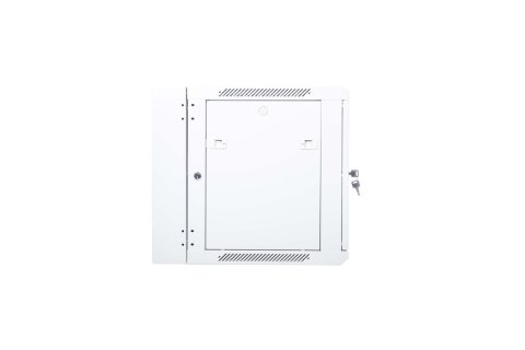 Szafa sieciowa wisząca 19" 9U rack 600x550, drzwi szyba, szary, dzielona, złożona, 60kg Szafa sieciowa wisząca 19" 9U rack 600x550, drzwi szyba, szary, dzielona, złożona, 60kg