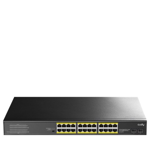 Cudy GS1028PS2 łącza sieciowe Gigabit Ethernet (10/100/1000) Obsługa PoE Czarny Cudy GS1028PS2 łącza sieciowe Gigabit Ethernet (10/100/1000) Obsługa PoE Czarny