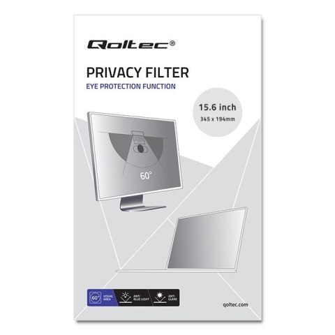 Filtr prywatyzujący Rodo Qoltec 51052 Filtr prywatyzujący Rodo Qoltec 51052