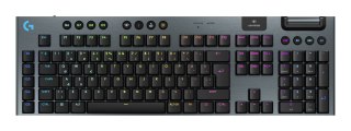 Logitech G G915 X LIGHTSPEED klawiatura Gaming USB + RF Wireless + Bluetooth QWERTY Amerykański międzynarodowy Czarny