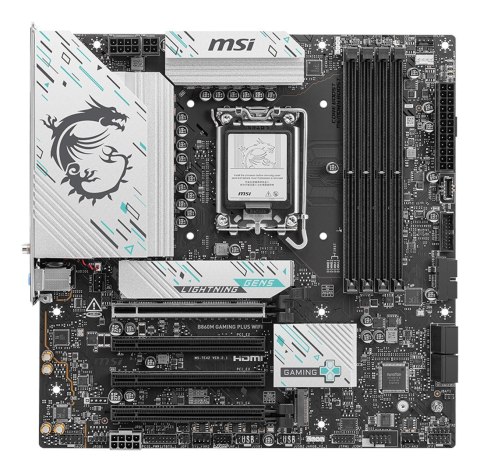 MSI B860M GAMING PLUS WIFI płyta główna Intel B860 LGA 1851 (Socket V1) micro ATX