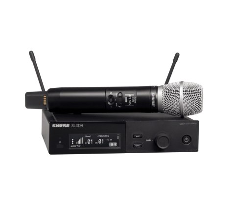 Shure SLXD2/SM86 - nadajnik "do ręki" z mikrofonem SM86 Shure SLXD2/SM86 - nadajnik "do ręki" z mikrofonem SM86