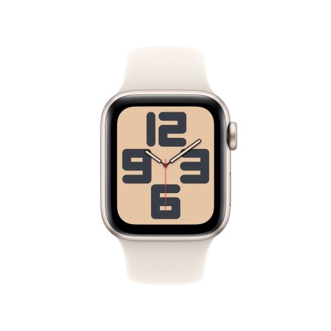 Zegarek Apple Watch SE (2024) GPS 40mm Starlight Aluminium Case with Sport Band M/L - Starlight Zegarek Apple Watch SE (2024) GPS 40mm Starlight Aluminium Case with Sport Band M/L - Starlight