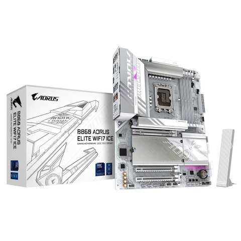 GIGABYTE B860 AORUS ELITE WIFI7 ICE Intel B860 LGA 1851 (Socket V1) ATX GIGABYTE B860 AORUS ELITE WIFI7 ICE Intel B860 LGA 1851 (Socket V1) ATX