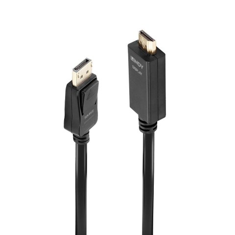 Lindy 36921 adapter kablowy 1 m DisplayPort HDMI Typu A (Standard) Czarny Lindy 36921 adapter kablowy 1 m DisplayPort HDMI Typu A (Standard) Czarny