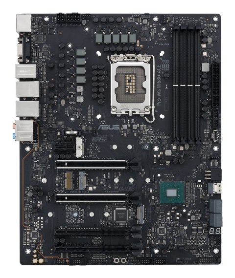Płyta ASUS Pro WS W680-ACE W680 (LGA 1700) ATX motherboard, 2x PCIe 5.0, 3x PCIe 4.0, 3x PCIe 4.0 M.2 slots, 2x USB 3.2 Gen 2, 4 Płyta ASUS Pro WS W680-ACE W680 (LGA 1700) ATX motherboard, 2x PCIe 5.0, 3x PCIe 4.0, 3x PCIe 4.0 M.2 slots, 2x USB 3.2 Gen 2, 4