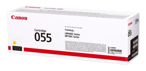 CANON Toner Żółty CRG-055Y=CRG055Y=3013C002