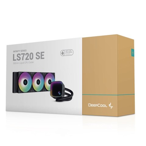 DeepCool LS720 SE Procesor Chłodnica cieczy all-in-one 12 cm Czarny 1 szt.