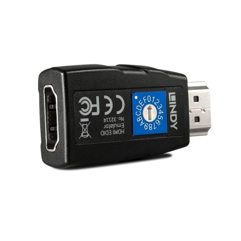 I/O ADAPTER EMULATOR/HDMI 2.0 18G EDID 32114 LINDY I/O ADAPTER EMULATOR/HDMI 2.0 18G EDID 32114 LINDY