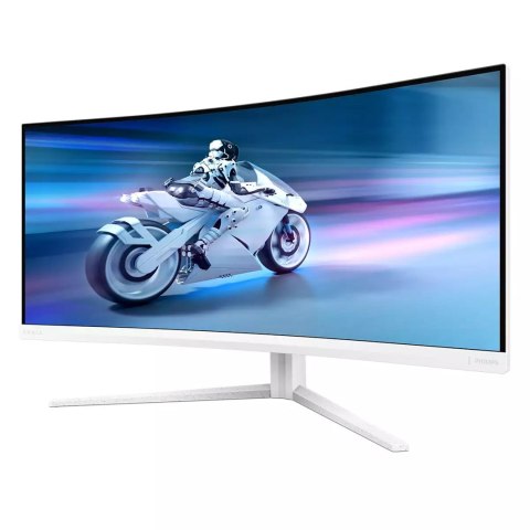Philips 34M2C5501A/00 monitor komputerowy 86,4 cm (34") 3440 x 1440 px Wide Quad HD LCD Biały