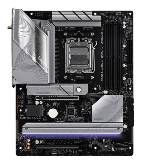 Asrock B850 LiveMixer WiFi AMD B850 Gniazdo AM5 ATX