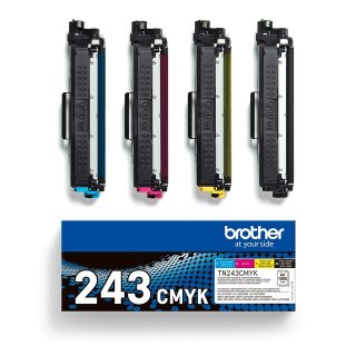 Brother TN-243CMYK kaseta z tonerem 1 szt. Oryginalny Czarny, Cyjan, Purpurowy, Żółty