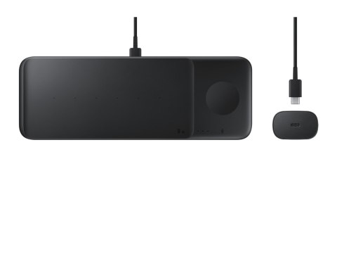 Samsung EP-P6300 Zestaw słuchawkowy, Smartfon, Smartwatch Czarny USB Bezprzewodowe ładowanie Szybkie ładowanie Wewnętrzna