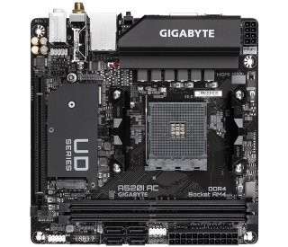 Gigabyte A520I AC płyta główna AMD A520 Socket AM4 mini ITX