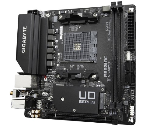 Gigabyte A520I AC płyta główna AMD A520 Socket AM4 mini ITX