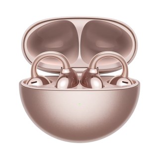 Huawei FreeClip Zestaw słuchawkowy True Wireless Stereo (TWS) Nauszny Połączenia/muzyka USB Type-C Bluetooth Złoto różowe