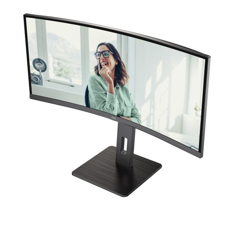 AOC CU34P3CV monitor komputerowy 86,4 cm (34") 3440 x 1440 px UltraWide Quad HD LED Czarny AOC CU34P3CV monitor komputerowy 86,4 cm (34") 3440 x 1440 px UltraWide Quad HD LED Czarny