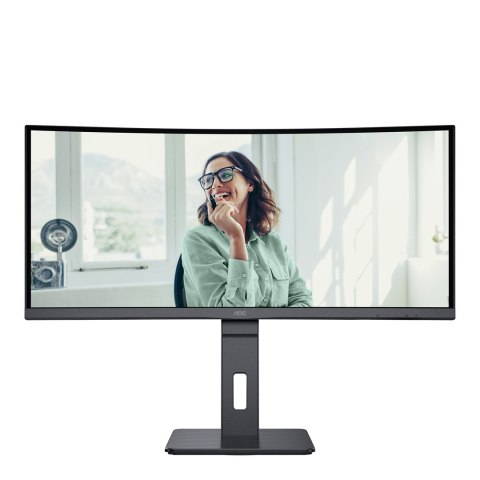 AOC CU34P3CV monitor komputerowy 86,4 cm (34") 3440 x 1440 px UltraWide Quad HD LED Czarny AOC CU34P3CV monitor komputerowy 86,4 cm (34") 3440 x 1440 px UltraWide Quad HD LED Czarny