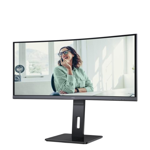 AOC CU34P3CV monitor komputerowy 86,4 cm (34") 3440 x 1440 px UltraWide Quad HD LED Czarny AOC CU34P3CV monitor komputerowy 86,4 cm (34") 3440 x 1440 px UltraWide Quad HD LED Czarny