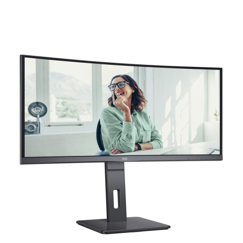 AOC CU34P3CV monitor komputerowy 86,4 cm (34") 3440 x 1440 px UltraWide Quad HD LED Czarny AOC CU34P3CV monitor komputerowy 86,4 cm (34") 3440 x 1440 px UltraWide Quad HD LED Czarny