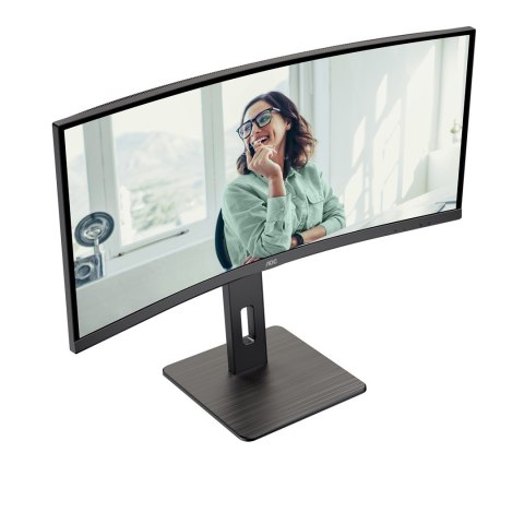 AOC CU34P3CV monitor komputerowy 86,4 cm (34") 3440 x 1440 px UltraWide Quad HD LED Czarny AOC CU34P3CV monitor komputerowy 86,4 cm (34") 3440 x 1440 px UltraWide Quad HD LED Czarny