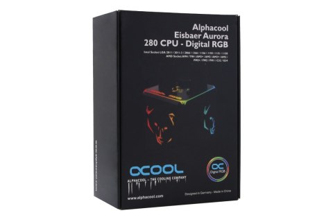 Alphacool 11729 system chłodzenia komputerów Procesor Chłodnica cieczy all-in-one 14 cm Czarny 1 szt.