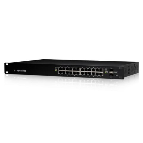 Ubiquiti EdgeSwitch 24 250W Zarządzany L2/L3 Gigabit Ethernet (10/100/1000) Obsługa PoE 1U Czarny