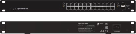 Ubiquiti EdgeSwitch 24 250W Zarządzany L2/L3 Gigabit Ethernet (10/100/1000) Obsługa PoE 1U Czarny