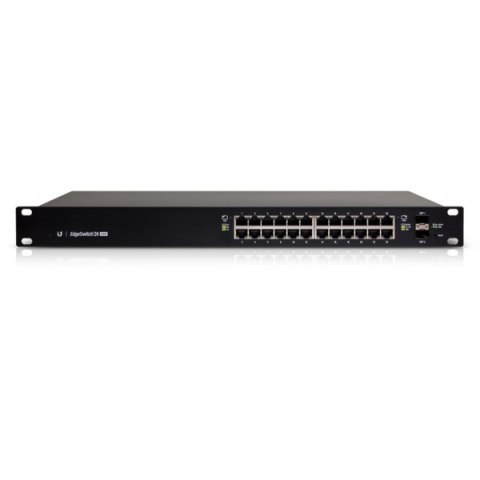 Ubiquiti EdgeSwitch 24 250W Zarządzany L2/L3 Gigabit Ethernet (10/100/1000) Obsługa PoE 1U Czarny