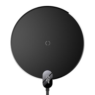 Baseus CCED000001 ładowarka do urządzeń przenośnych Słuchawki, Smartfon Czarny USB Bezprzewodowe ładowanie Wewnętrzna