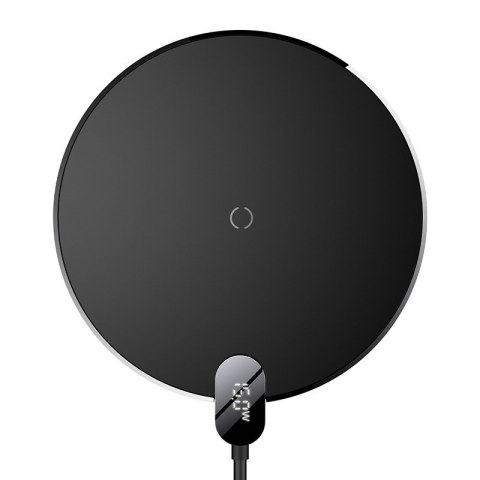 Baseus CCED000001 ładowarka do urządzeń przenośnych Słuchawki, Smartfon Czarny USB Bezprzewodowe ładowanie Wewnętrzna