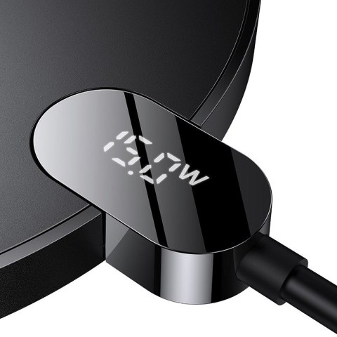 Baseus CCED000001 ładowarka do urządzeń przenośnych Słuchawki, Smartfon Czarny USB Bezprzewodowe ładowanie Wewnętrzna