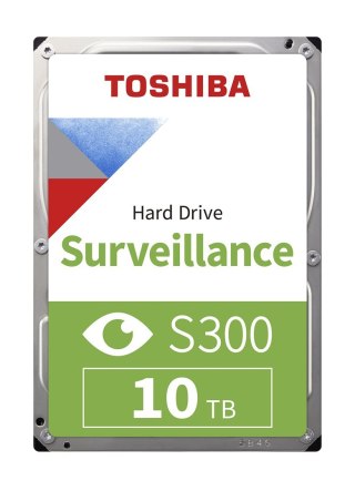 Dysk Toshiba S300 (CMR) HDWT31AUZSVA 10TB 3,5" 7200 SATA III Surveillance BULK