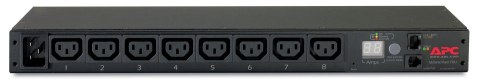 APC RACK PDU, METERED, 1U, 16A, 208/230V, (8) C13 APC RACK PDU, METERED, 1U, 16A, 208/230V, (8) C13